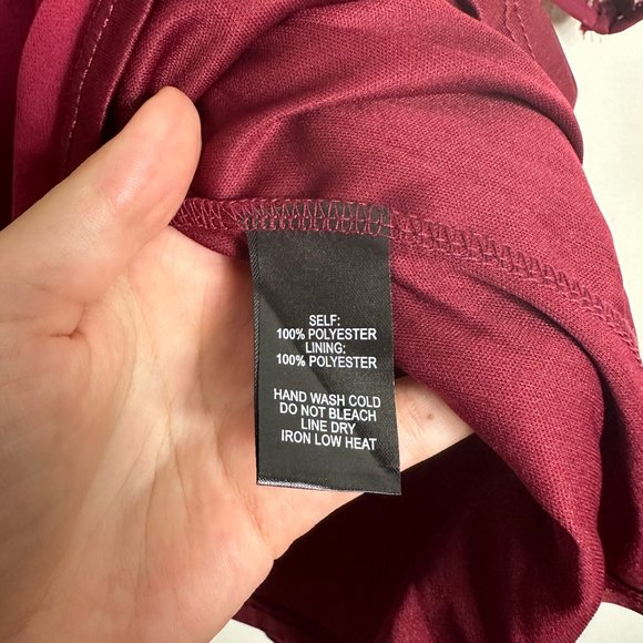 Lulus Shifting Dears Wine Red Long Sleeve Dress - Picture 10 of 10